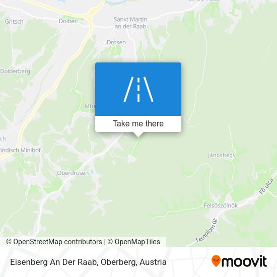 Eisenberg An Der Raab, Oberberg map