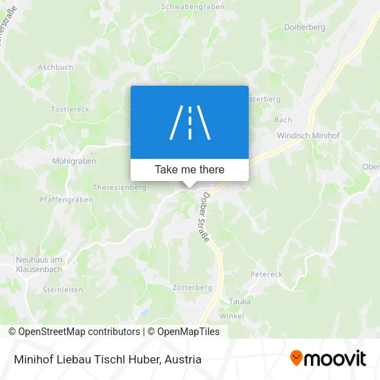 Minihof Liebau Tischl Huber map