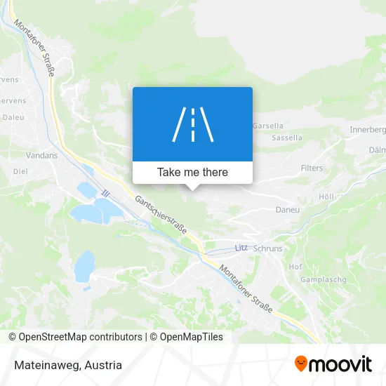 Mateinaweg map