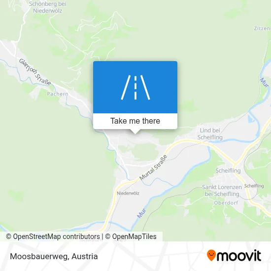 Moosbauerweg map