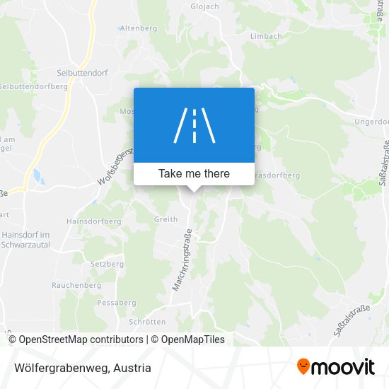 Wölfergrabenweg map
