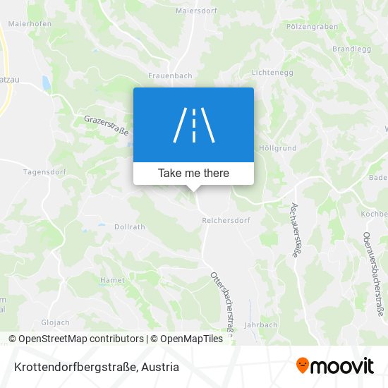 Krottendorfbergstraße map