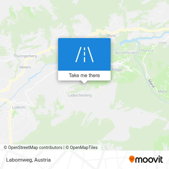 Labomweg map