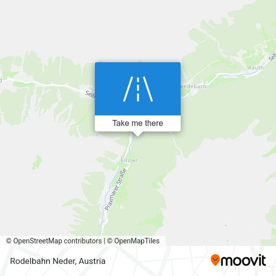 Rodelbahn Neder map