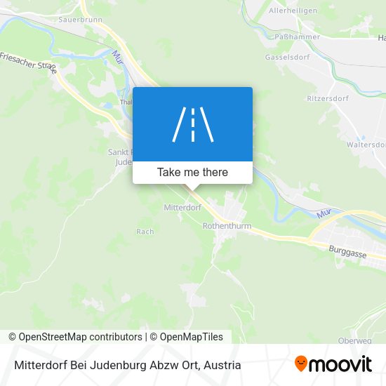 Mitterdorf Bei Judenburg Abzw Ort map