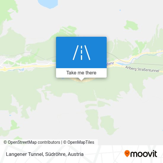 Langener Tunnel, Südröhre map