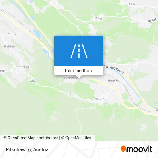 Ritschaweg map