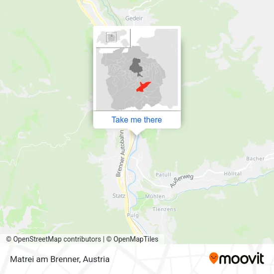 Matrei am Brenner map