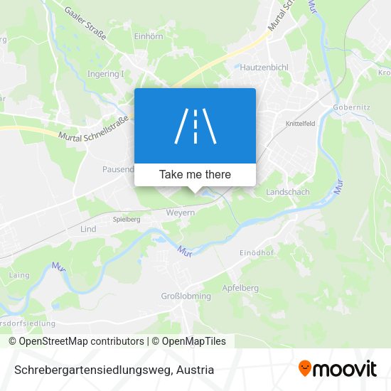 Schrebergartensiedlungsweg map