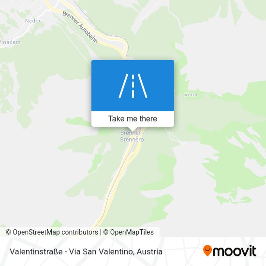 Valentinstraße - Via San Valentino map