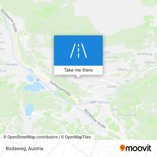 Bodaweg map