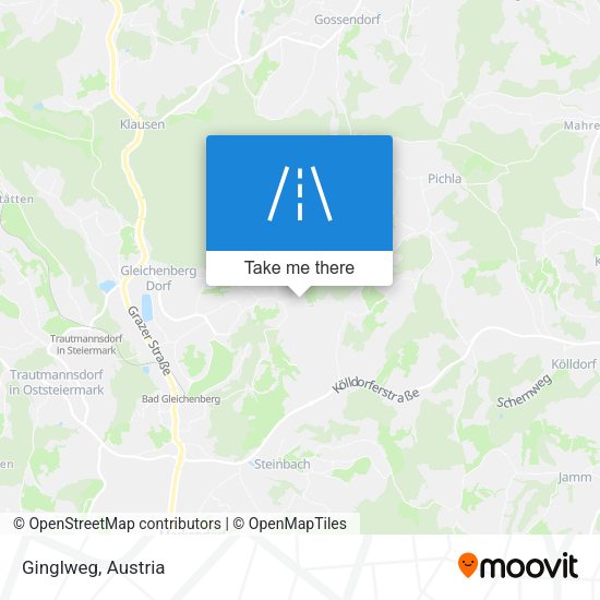 Ginglweg map