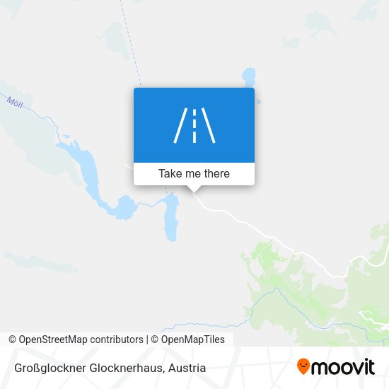 Großglockner Glocknerhaus map