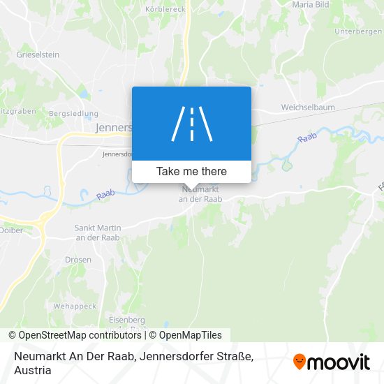 Neumarkt An Der Raab, Jennersdorfer Straße map