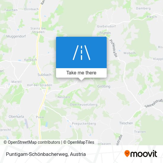 Puntigam-Schönbacherweg map