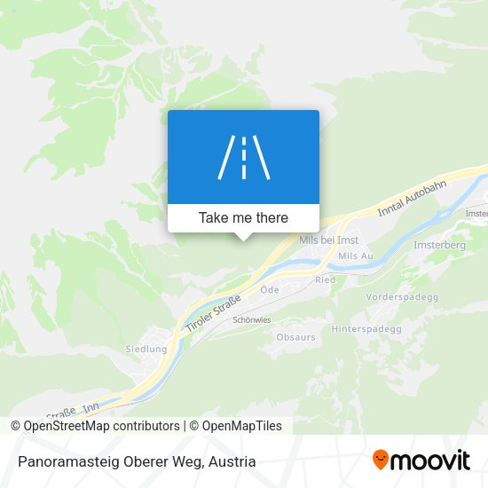 Panoramasteig Oberer Weg map