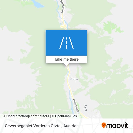 Gewerbegebiet Vorderes Ötztal map