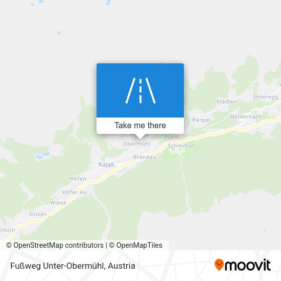 Fußweg Unter-Obermühl map