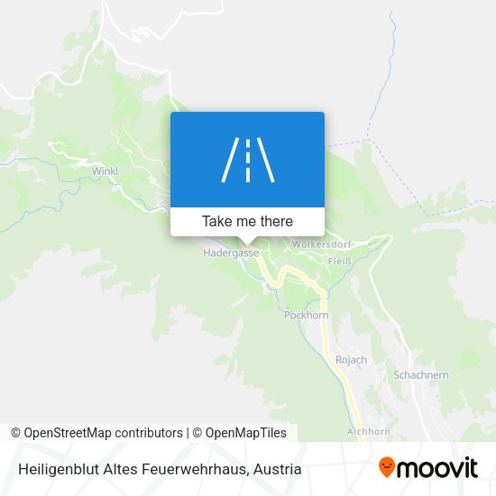 Heiligenblut Altes Feuerwehrhaus map
