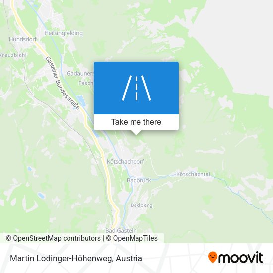 Martin Lodinger-Höhenweg map