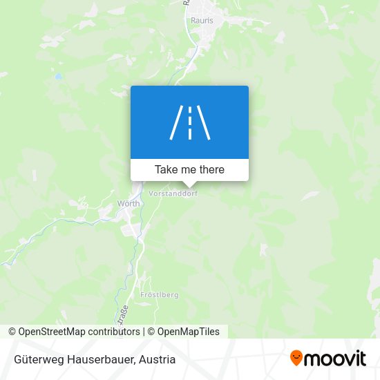 Güterweg Hauserbauer map