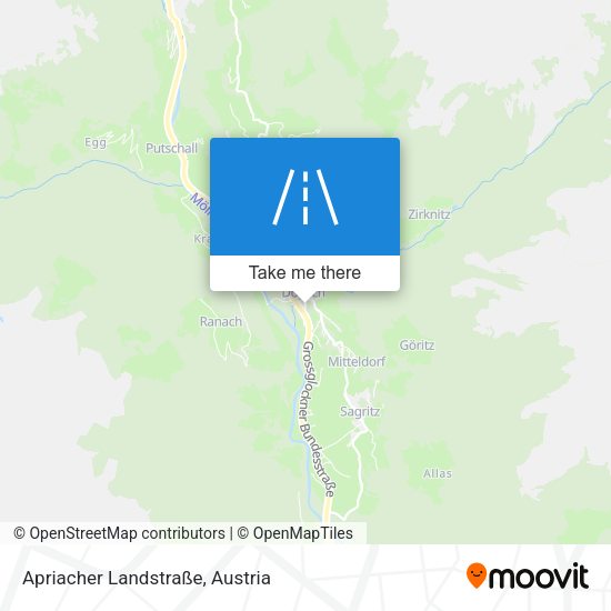 Apriacher Landstraße map