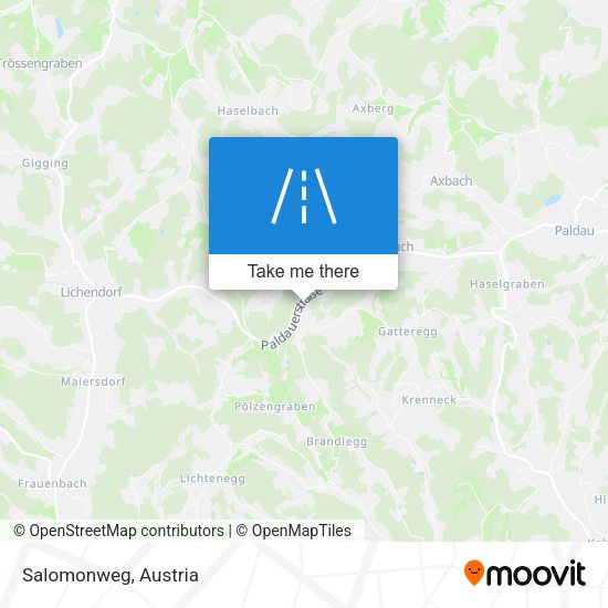 Salomonweg map