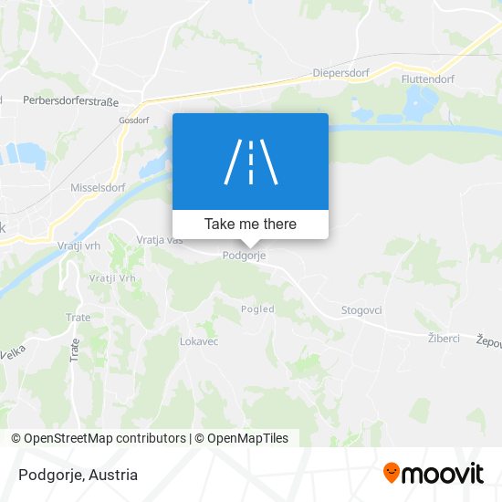 Podgorje map