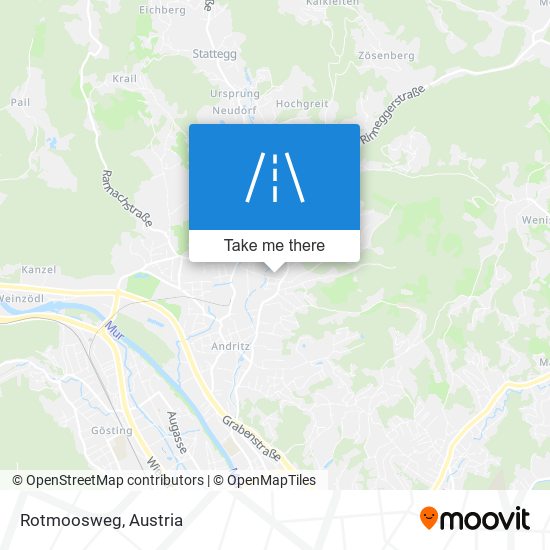 Rotmoosweg map