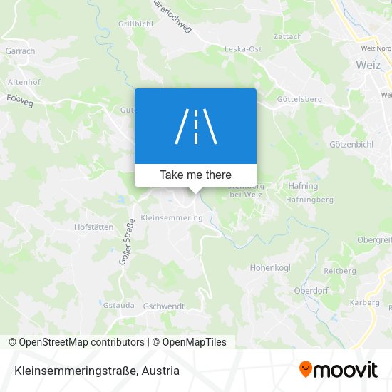 Kleinsemmeringstraße map