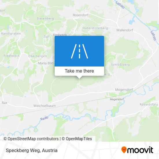 Speckberg Weg map