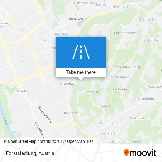 Forstsiedlung map