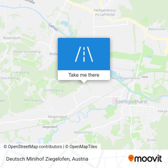 Deutsch Minihof Ziegelofen map