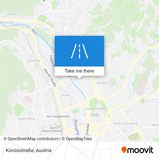 Körösistraße map