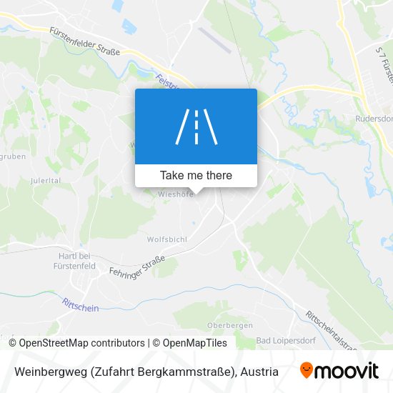 Weinbergweg (Zufahrt Bergkammstraße) map