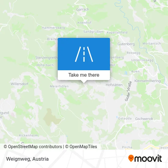Weignweg map