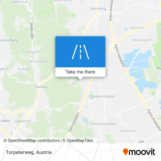 Torpeterweg map
