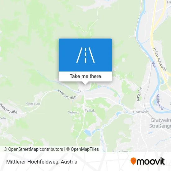 Mittlerer Hochfeldweg map