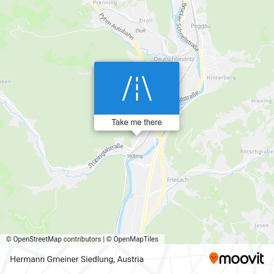 Hermann Gmeiner Siedlung map