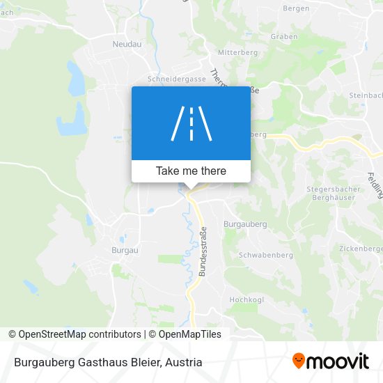 Burgauberg Gasthaus Bleier map