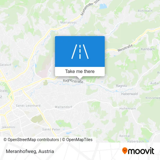 Meranhofweg map