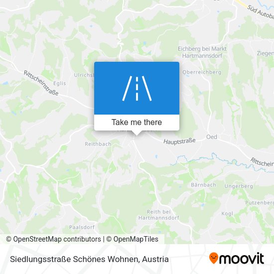 Siedlungsstraße Schönes Wohnen map