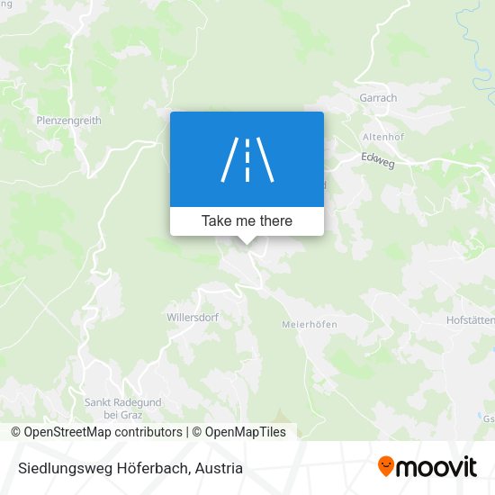 Siedlungsweg Höferbach map