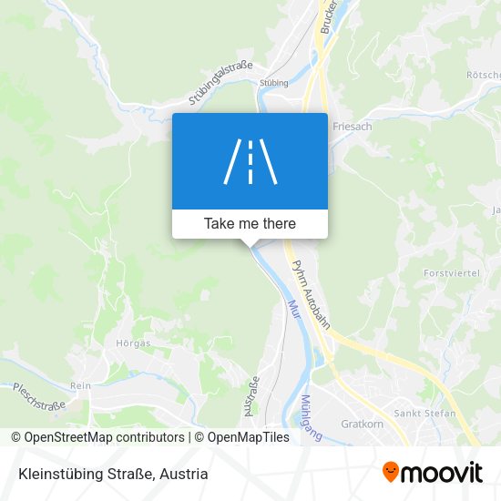 Kleinstübing Straße map