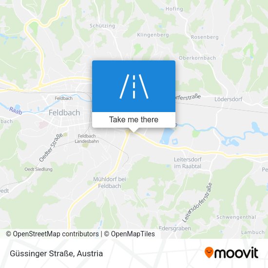 Güssinger Straße map