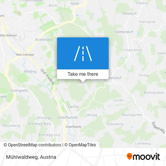 Mühlwaldweg map