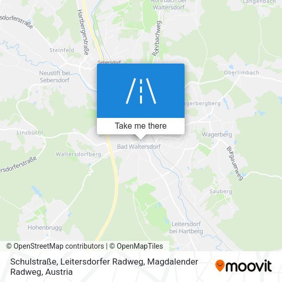 Schulstraße, Leitersdorfer Radweg, Magdalender Radweg map