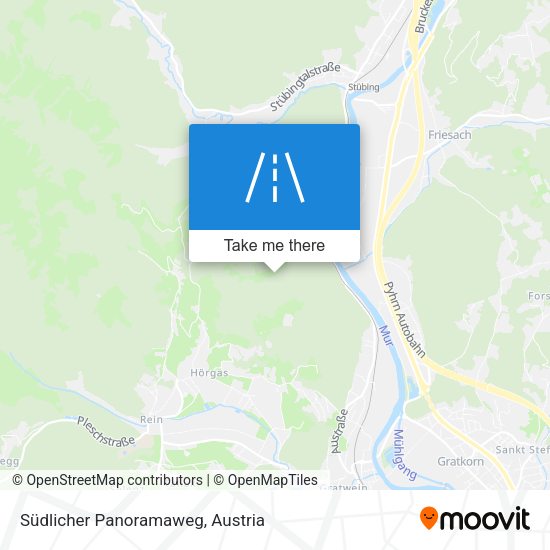 Südlicher Panoramaweg map
