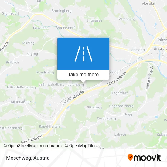 Meschweg map