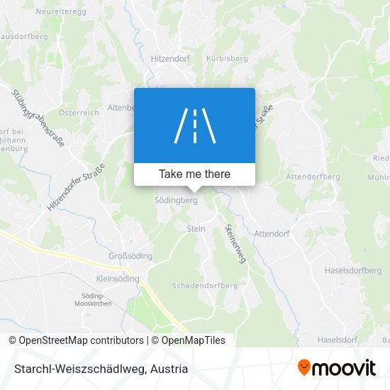 Starchl-Weiszschädlweg map